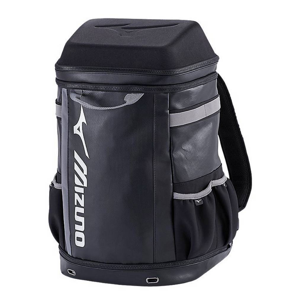 Panske Batoh Mizuno Pro Batpack G2 Baseball Čierne/Siva Vypredaj WOXI17042